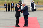 Президент РФ Владимир Путин и президент США Дональд Трамп во время встречи на военной базе Эльмендорф-Ричардсон на Аляске, 15 августа 2025 года