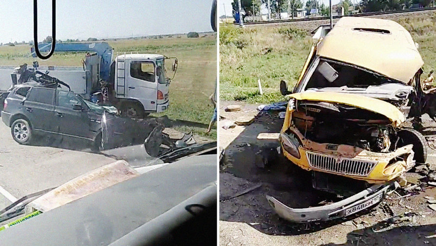 Последствия аварии на трассе «Крымск — Джигинка» в Краснодарском крае, 26 июля 2018 года