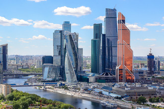 Деловой центр «Москва-Сити», май 2017 года