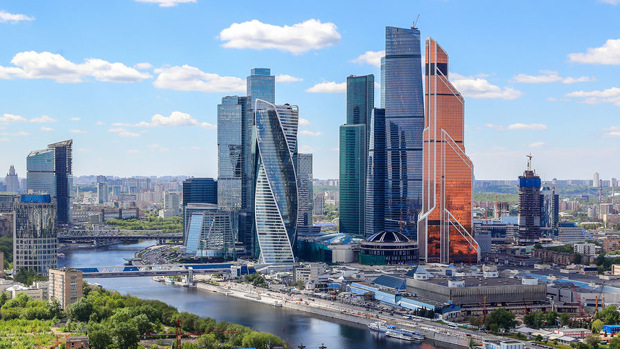 Деловой центр «Москва-Сити», май 2017 года