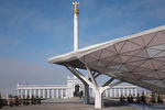 Монумент «Казак Ели» на площади Независимости в Нур-Султане (ранее Акмолинск, Целиноград, Акмола, Астана?)