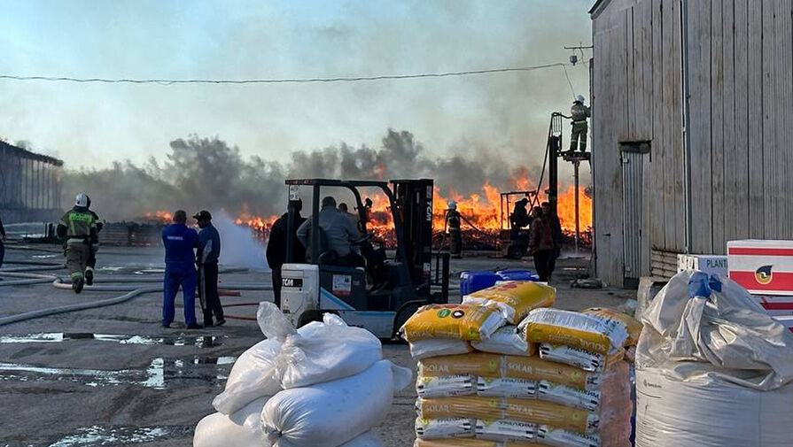В Крыму произошел крупный пожар