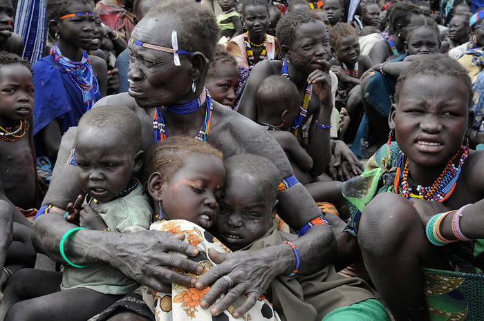 12&nbsp;января. Вынужденные переселенцы в&nbsp;Пиборе, Южный Судан.