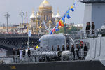 Противолодочный корабль «Казанец» на параде кораблей по случаю Дня Военно-Морского Флота России
