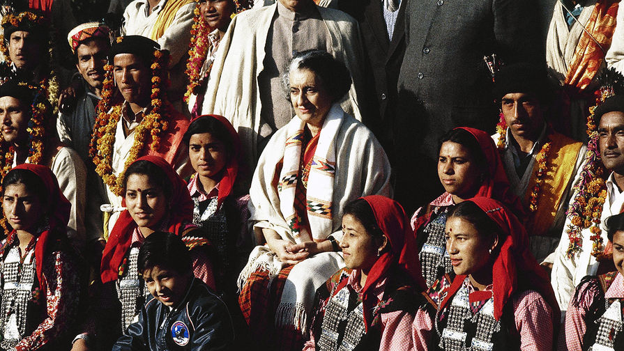 Премьер-министр Индии Индира Ганди, 1984&nbsp;год