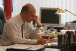Заместитель министра финансов РФ Антон Силуанов в своем кабинете, 2007 год