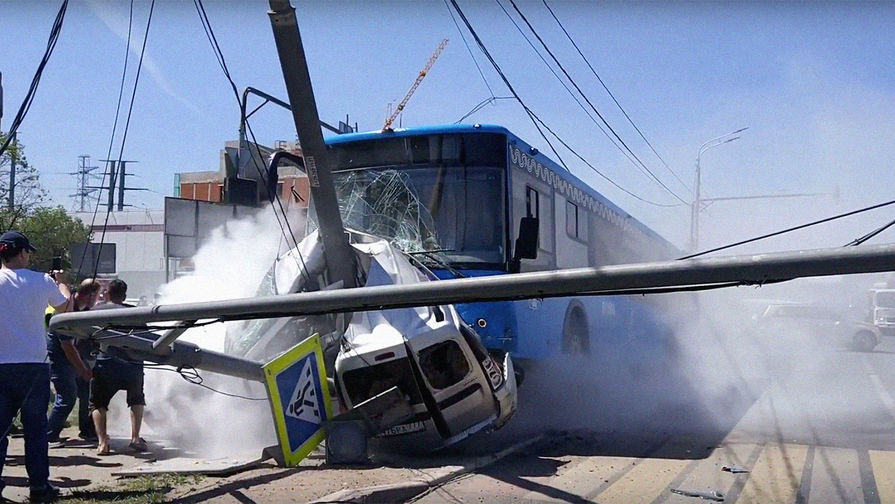 Последствия аварии с&nbsp;участием рейсового автобуса в&nbsp;ТиНАО, 13 июня 2019 года