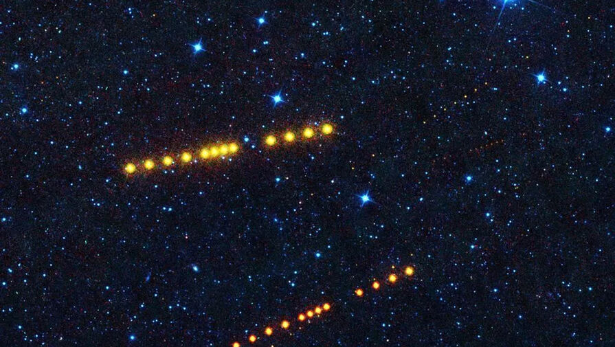 Астероиды бросают друг в друга космическими снежками, выяснили ученые