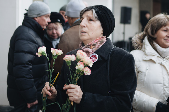 Памятные мероприятия около Театрального центра на Дубровке, 26 октября 2017 года