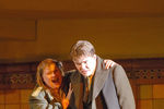 Лариса Гоголевская (Электра) и Эдуард Цанга (Орест) во время премьеры оперы Рихарда Штрауса «Электра» в постановке британского режиссера Джонатана Кента на сцене Мариинского театра, 2007 год