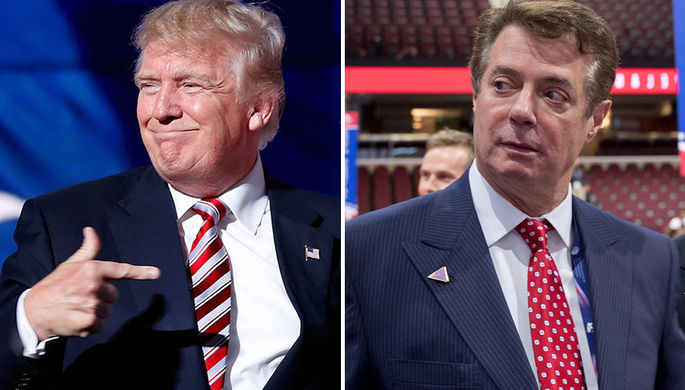 Дональд Трамп и Пол Манафорт