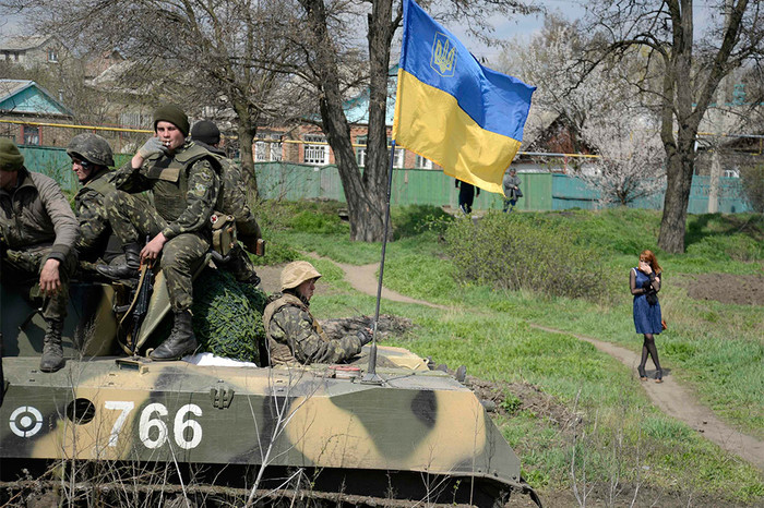 Украинские войска на&nbsp;подъезде к&nbsp;Краматорску