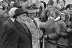 С генсеком ЦК КПСС Леонидом Брежневым в Москве, 1981 год