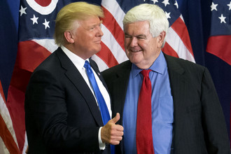 Дональд Трамп и Ньют Гингрич