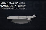 Крылатая ракета «Буревестник» (кадр из видео)