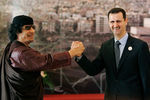 Встреча Муаммара Каддафи и президента Сирии Башара Асад, 2008 год 