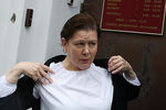 Бывший директор Библиотеки украинской литературы в Москве Наталья Шарина после оглашения приговора