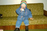 Двухлетний Максим Ковтун на катке, 1997 год