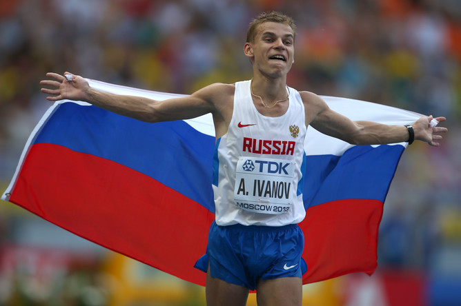 Александр Иванов принес России первое золото на чемпионате мира по легкой атлетике
