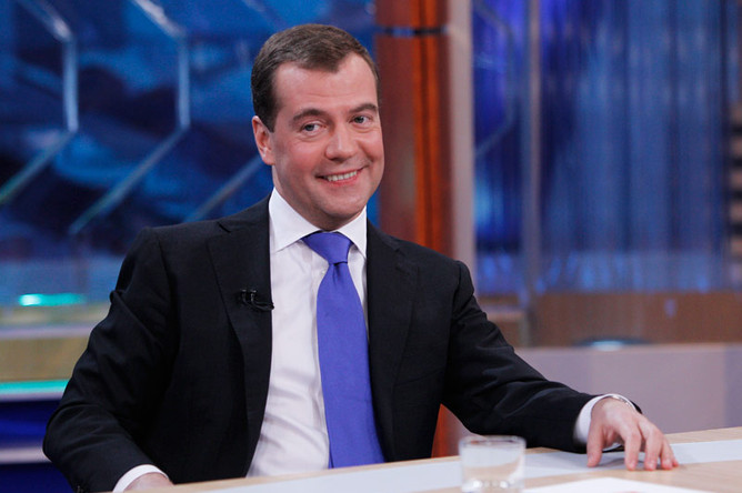Дмитрий Медведев подвел итоги своего президентства в беседе с журналистами