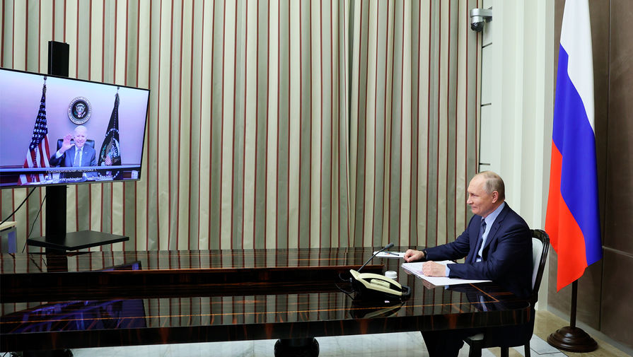 В Кремле раскрыли детали переговоров Путина и Байдена по Украине