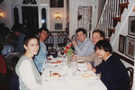 Илон Маск с друзьями в ресторане, 1994 год