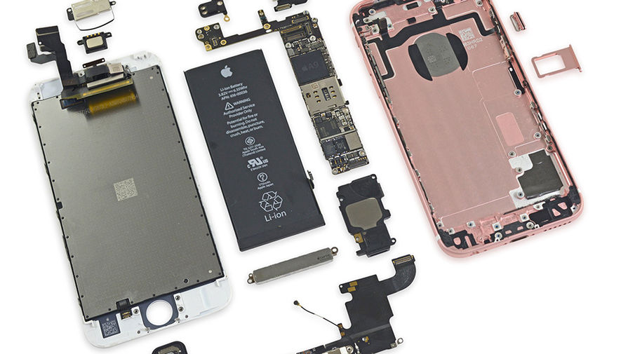 В&nbsp;руках специалистов iFixit оказался вариант iPhone 6s в&nbsp;новом цвете «розовое золото»