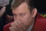Михаил Смирнов во время съемок передачи «Что? Где? Когда?», 1995 год (кадр из видео)