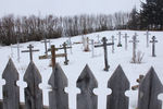 Кладбище в селе Качемак на Аляске