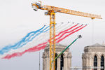 Во время празднования Дня взятия Бастилии в Париже, 14 июля 2020 года
