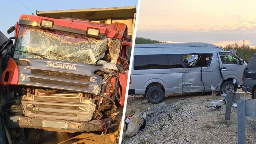 В Якутии десять человек пострадали в аварии с грузовиком