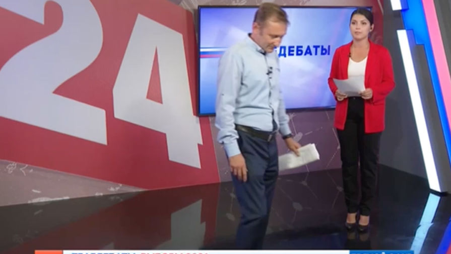 В Крыму кандидат в депутаты сбежал с дебатов во время прямого эфира