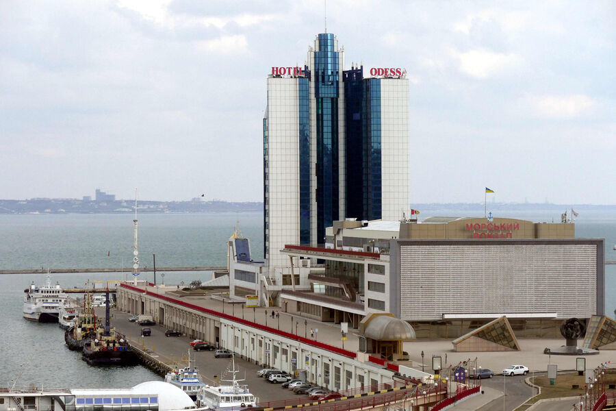 Морской вокзал в Одессе, 2022 год