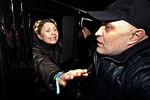 Освобожденная из тюрьмы Юлия Тимошенко прибыла на «майдан» в Киеве, 22 февраля 2014 года