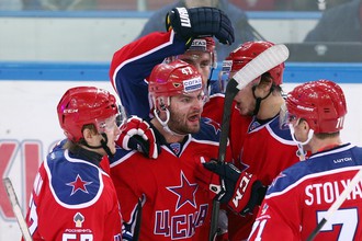 ЦСКА вновь стал лидером КХЛ