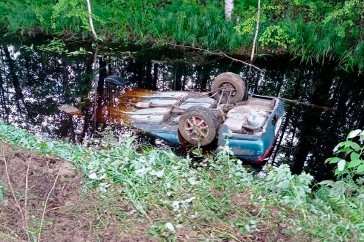 Томские полицейские нашли в болоте автомобиль с пятью погибшими мужчинами -  Газета.Ru | Новости