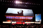 На церемонии открытия 76-го Каннского кинофестиваля, 16 мая 2023 года
