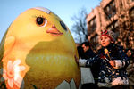 Гигантское пасхальное яйцо, установленное на Тверском бульваре в Москве в рамках фестиваля «Пасхальный дар», приуроченного к празднованию Пасхи