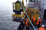 Cпециалисты Центра подводных исследований РГО работают на месте обнаружения судна