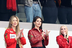 Певица Лана Дель Рей (в центре) на 58-м Супербоуле в Лас-Вегасе, 11 февраля 2024 года
