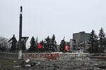 Разрушения в квартале Юбилейный в Авдеевке, февраль 2024 года