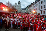 Забег Санта-Клаусов в Ауэрбахе