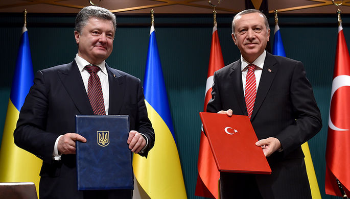 Визит президента Украины Порошенко в Турцию