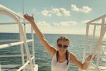 Будущая мисс США Одри Экерт во время отдыха в 2018 году