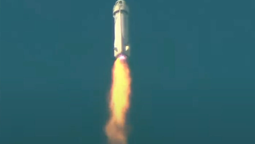 Аварийное катапультирование корабля c ракеты New Shepard сняли на видео
