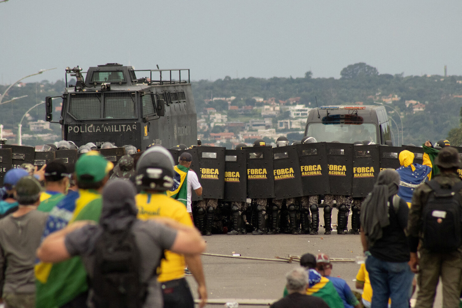 Ситуация в&nbsp;столице Бразилии в&nbsp;связи с&nbsp;массовыми протестами сторонников экс-президента Жаира Болсонару, 8&nbsp;января 2023&nbsp;года