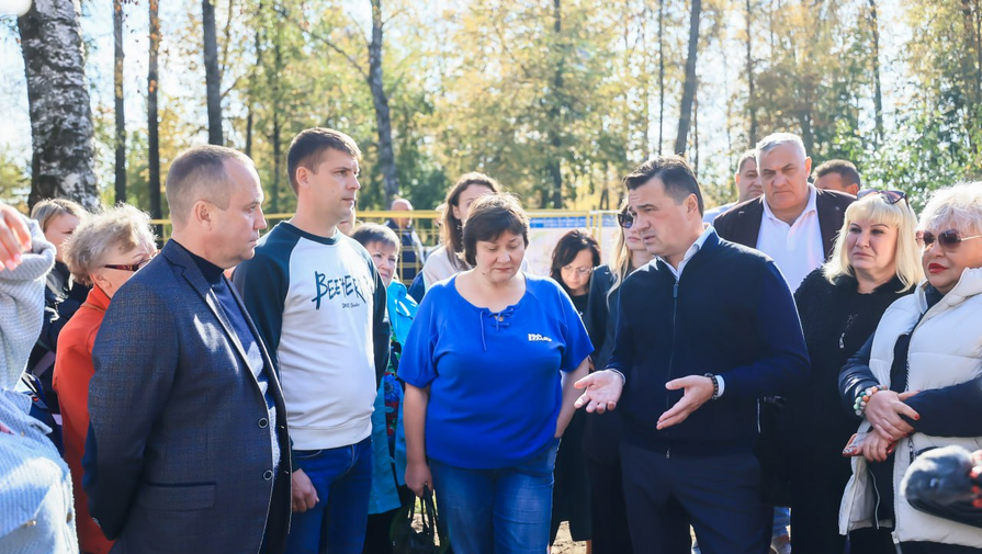 Андрей Воробьев проверил реконструкцию систем водоснабжения в Воскресенске 