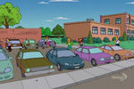«Лада» ВАЗ-2108 на стоянке около начальной школы Спрингфилда, 2-й эпизод 23-го сезона, 2011 год