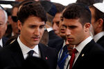 Премьер-министр Канады Джастин Трюдо на церемонии прощания