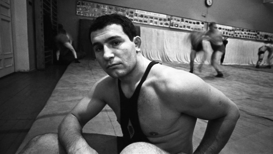 Александр Иваницкий на&nbsp;тренировке, 1966 год